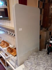 2x Kunststof tafel, inklapbaar