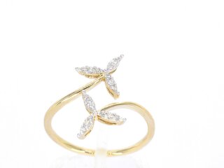 Gouden ring met diamanten