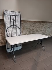 2x Inklapbare tafel