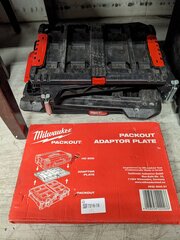 Diverse onderdelen o.a. adapterplaat Milwaukee