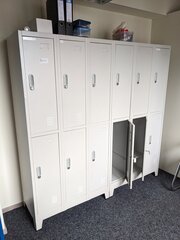 2x Lockerkast, 6-deurs