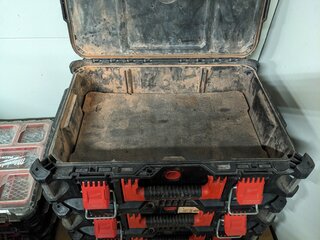 3x Gereedschap/materiaalbox Milwaukee