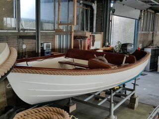 Houten sloep yamaha 8 pk