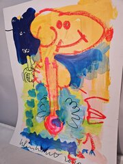 Peter Klashorst - Schilderij gesigneerd