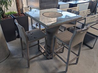 Bartafel met 3x kruk