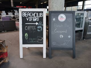 2x Stoepbord