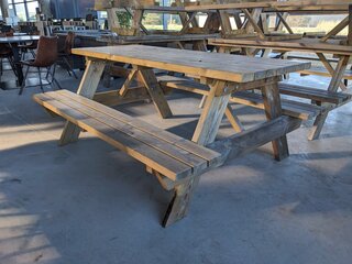 2x Picknicktafel