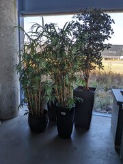 5x Kunstplant in pot