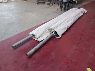 2x Parasol zwart
