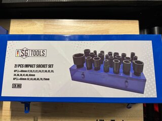 Doppenset SG Tools, 21PCS