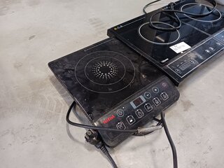 3x diverse elektrische kookplaten o.a. Tefal