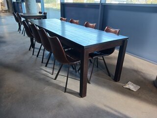 Restauranttafel met 8x stoel