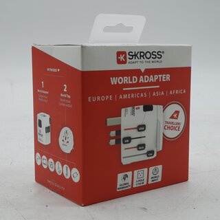 Ca. 42x Reisadapter wereldstekker Skross, Pro-World