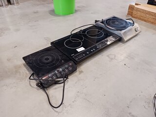 3x diverse elektrische kookplaten o.a. Tefal