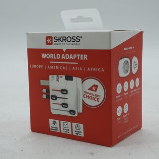 Ca. 42x Reisadapter wereldstekker Skross, Pro-World