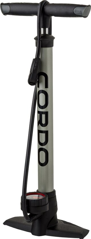 Fietspomp Cordo, Easy Royal, Zwart/Zilver