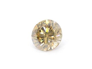 Diamant - 0.96 karaat echte cognac gekleurde diamant (gecertificeerd)