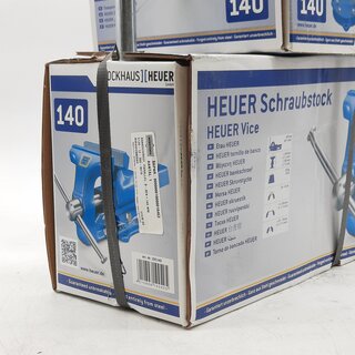 2x Bankschroef Brockhaus Heuer, 140