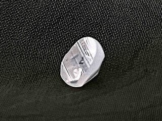 Diamant - 0.85 carat echte ruwe diamant