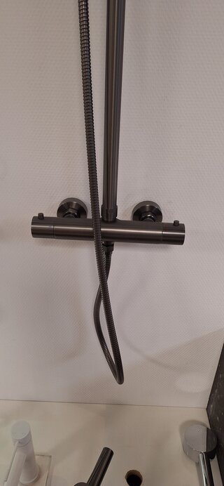 Regendoucheset Best Design, gun metal