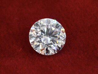 Diamant - 0.50 carat briljant geslepen diamant met een GIA certificaat
