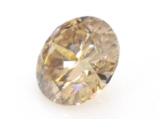 Diamant - 1.00 karaat echte cognac gekleurde diamant (gecertificeerd)