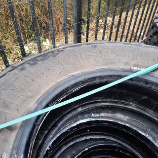 4x Vrachtwagenband Michelin, XZL
