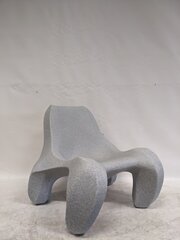 Design terrasfauteuil Max Jungblut, Club 111, licht grijs / graniet