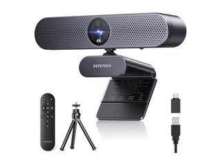 DEPSTECH DW50 Pro 4K Webcam - Ultieme Beeldkwaliteit