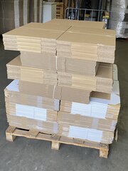 pallet diverse verzenddozen