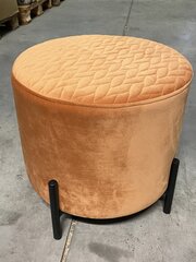metalen kruk met velvet bekleding