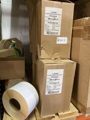 ca. 12x rollen a 800 DHL verzendetiketten