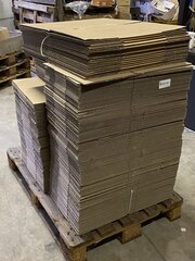 pallet diverse verzenddozen