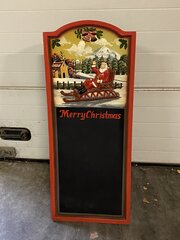 Stoepbord thema kerst