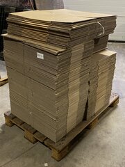 pallet diverse verzenddozen