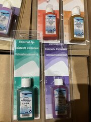 4x Doos kleurmiddel om te mengen verschillende kleuren