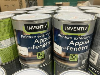 Ca. 120x Exterieur Verf Inventiv, blanc