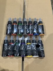 Ca. 34x Tattoo inkt set