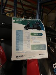 Elektrische scooter Edrive, rood