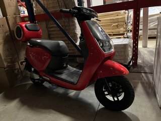 Elektrische scooter 25 km p/u Edrive, Milano, rood