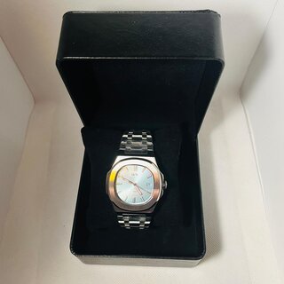 Seiko NH35 herenhorloge - Automatisch met Tiffany blauwe wijzerplaat