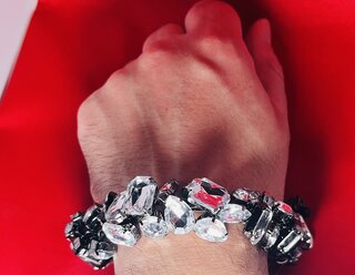 Dames collier Strass Diamand - Romano P.C. Hoofdstraat