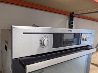 Inbouw combi magnatron DEMO AEG, KM4400021M, grijs / chroom