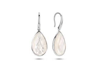 Glams -Oorhangers - Parelmoer - Franse haak - Zilver