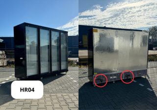 Vriezer met glazen deuren  StahlWorks, HRO4