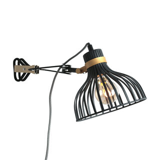 2x Klemspot Dunbar 3093ZW Zwart Anne light, Zwart, 2024