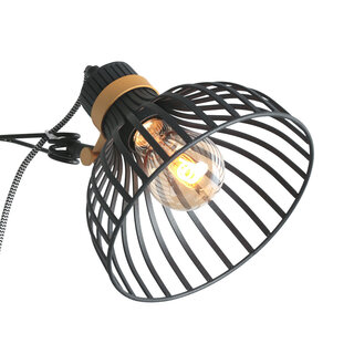 2x Klemspot Dunbar 3093ZW Zwart Anne light, Zwart, 2024