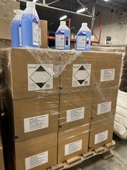 Ca. 216x Flacon ruitenwisservloeistof 2 liter