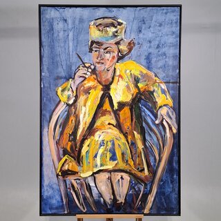 Acryl schilderij Maya Wildevuur (1944-2023), Martha, 1991