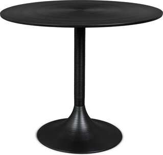 Eettafel Bold monkey, Hypnotising round, Zwart